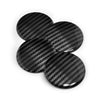 Car 4x 50mm Aluminum Hub Center Cap Shell Sticker Paster Decor