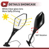 Honda CBR600RR (2003-2014) Black Aluminum Set Rear View Mirrors