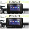 Toyota Corolla GR 2023-2025 Carbon Fiber Display Screen Frame Trim