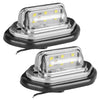 Marine Boat RV Waterproof Tail Light 4 x LED License Plate Tag Lights