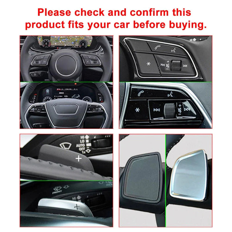 Audi A6 A7 A8 S4 S5 Steering Wheel Paddle Shifter Extensions (2019-2023)