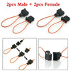 MOST System Diagnostic Fiber Optic Bypass Car Male & Female Plug Adapter