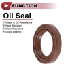 Car Oil Seal 20x30x5mm Brown 2 x FKM Rubber