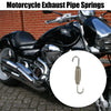 Universal Silver Tone 2 x 68mm Motorcycle Muffler Exhaust Pipe Spring