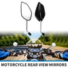Motorcycle M10 / Rear View Mirrors / Prismatic Shape Handlebar Black Iron