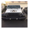Jeep Wrangler Black Round Star Decal Sticker
