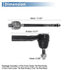 Ford Explorer 2 x Front Outer Tie Rod End Links Kit (2006-2010)
