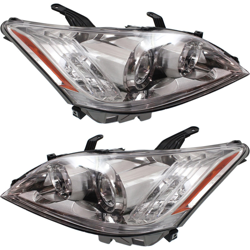 Halogen Headlight Set LH RH For 2010-11 Lexus ES350 with