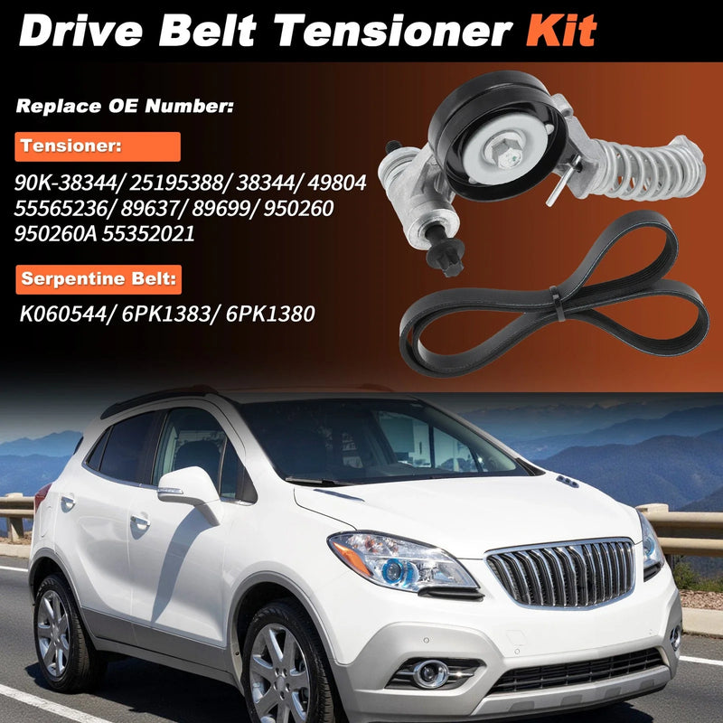 Buick Encore Serpentine Belt Drive Tensioner 6PK1383 (2013–2019)