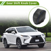 Lexus NX250 2022-2023 Black Carbon Fiber Blue Car Gear Shift Knob Cover