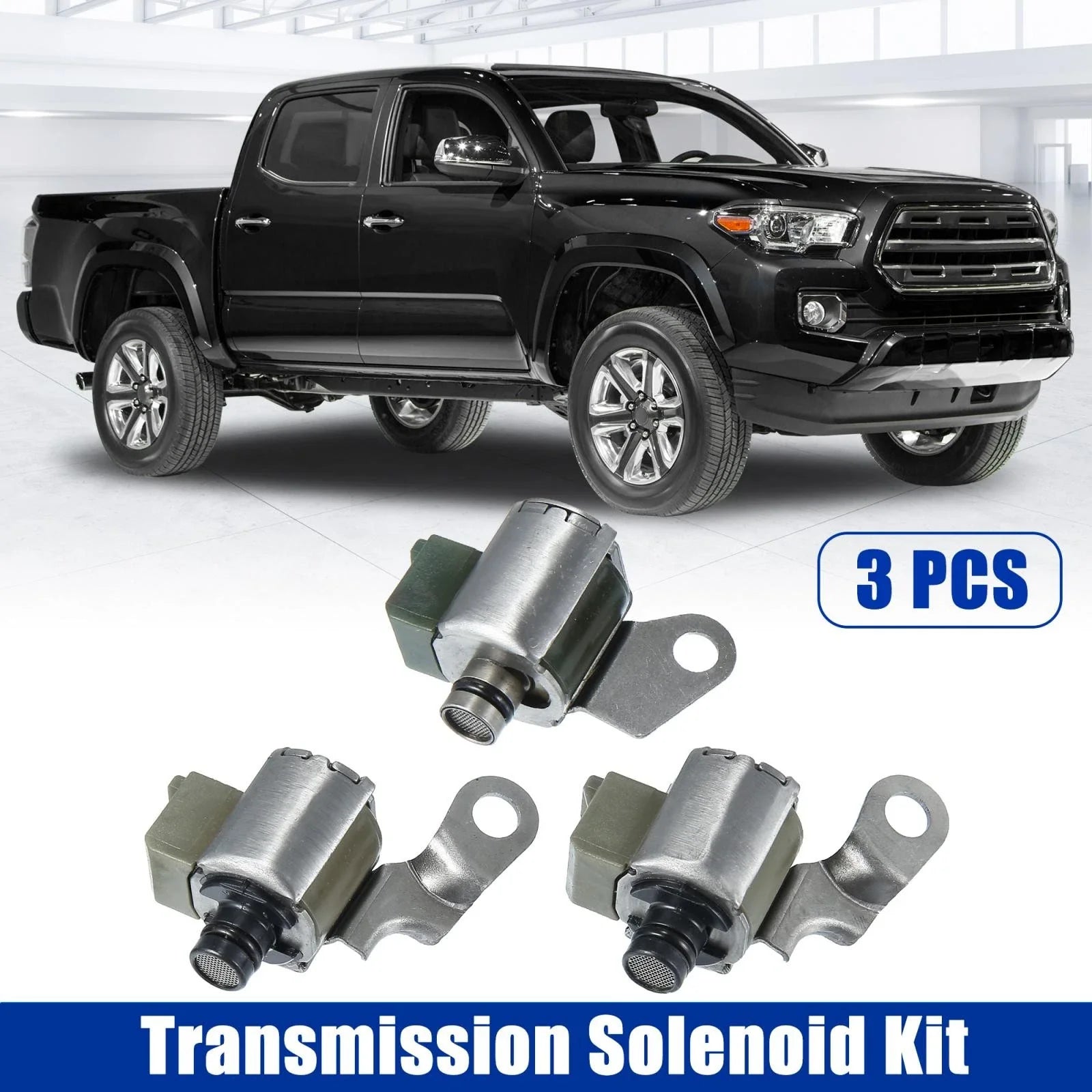 3 Pcs Shift Lock Up Solenoid Kit for Toyota A340E Transmission