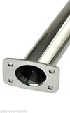 30° Fishing Rod Holder x 1 Stainless Steel Flush Mount Polished