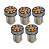 Car 10Pcs 12V LED 1156 DRL Turn Signal Tail Light Bulbs