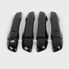 Honda Civic Glossy Black 8 x Pieces Door Handle Lid Cover Trim (2016-2021)