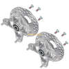 Honda TRX250X TRX400X 2 x Front Wheel Hubs w/ Disc Rotors (2009–2014)