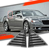 Chrysler 300 Sedan Carbon Look Window Louver Shutter Cover Trim (2011–2023)