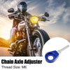 Motorcycle 4 x / 15mm Dia Hole / Blue Universal Motorcycle Chain Axle Adjuster Tensioners
