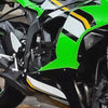 Kawasaki Ninja ZX6R (2024-2025) Black Frame Sliders Crash Protectors