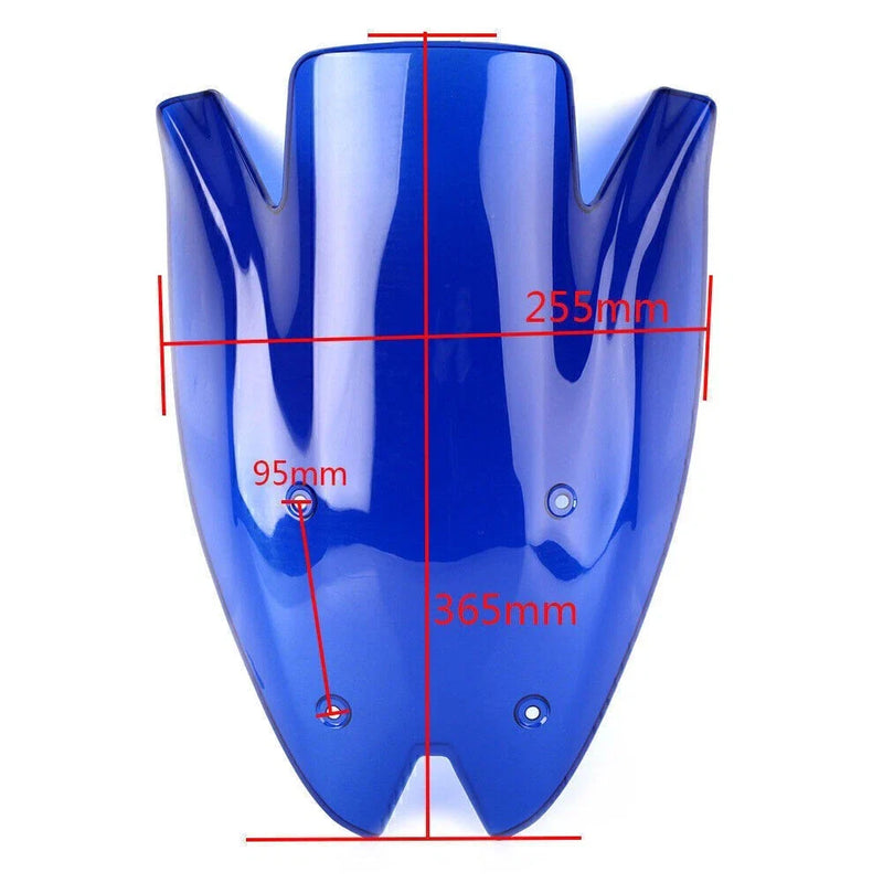 KAWASAKI Z1000 2010-2013 Silver Windproof Screen Windshield