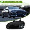 Honda Civic 1996-2000 Black Front Left Plastic Exterior Door Handle