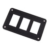 Universal Use 3 Gang Rocker Switch Dash Mount Holder Panel