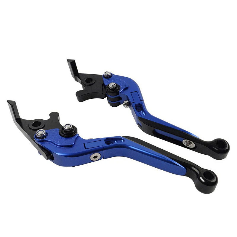 Honda CB599 CB600 CB919 Blue Extendable Brake Clutch Levers (1998-2006)