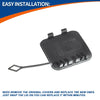 BMW 530i 530e 540i M5 White Tow Hook Cover