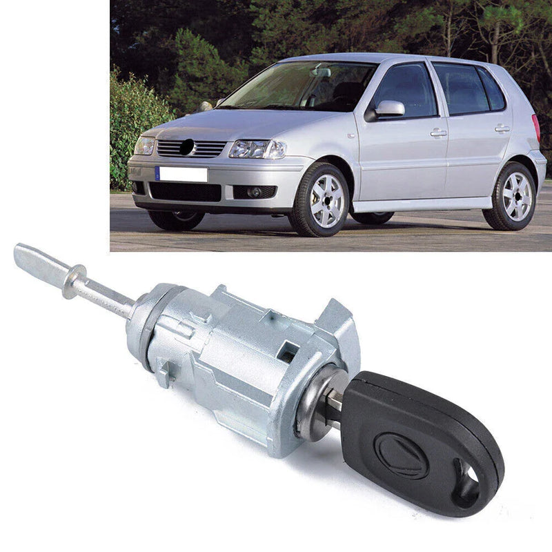 VW Polo, Bora Front Driver Side Door Lock Cylinder Kit (1997-2005)