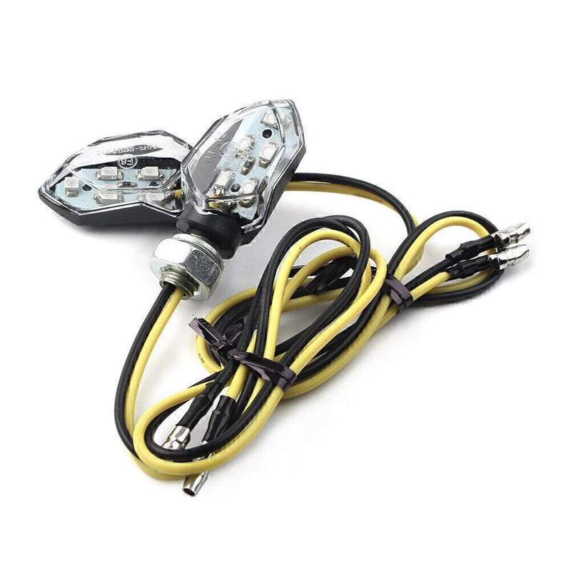 Universal Motorcycle 8mm Smoke LED Amber Turn Signal Light (2020-2023)