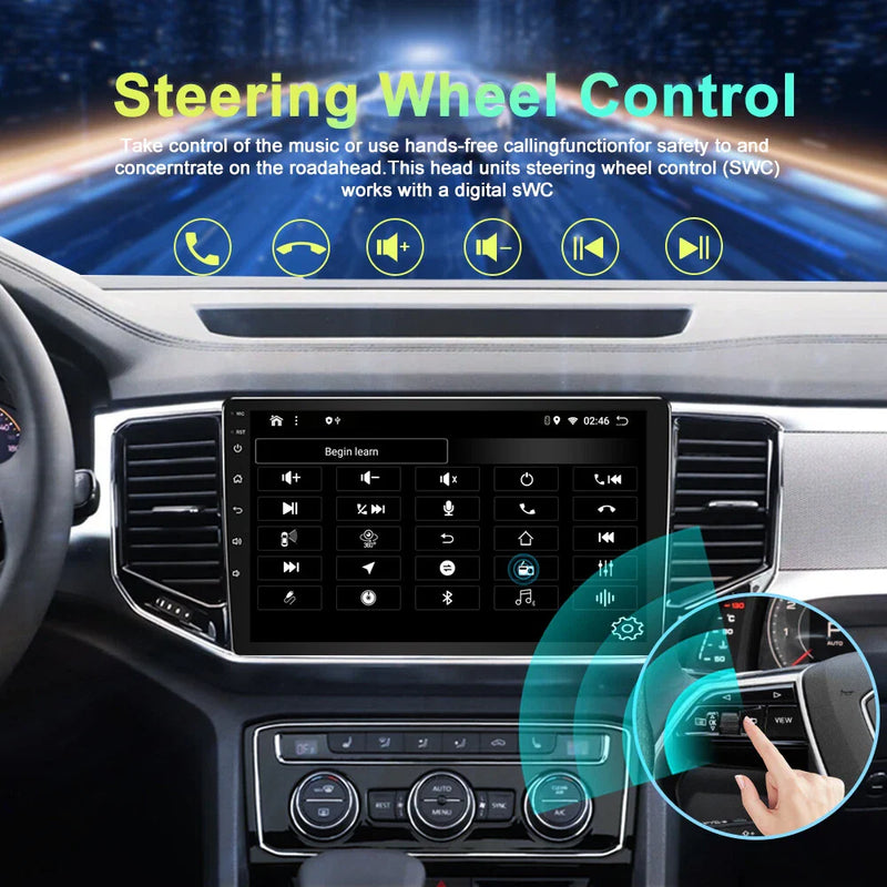 Toyota Hilux 10" Wireless CarPlay Android Auto Head Unit (2015-2022)