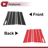 Ford Explorer 2002-2010 Carbon Fiber Black Door Pillar Window Trim