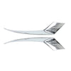 Honda Accord 2 x Chrome Headlight Eyebrow Eyelid Covers (2023-2025)