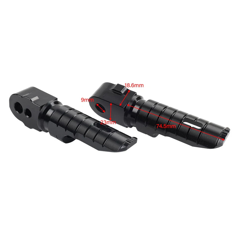 Peugeot Speedfight 4 50 125 150 Blue Rear Footrests Pegs (All Years)
