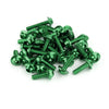 F2 158 Piece Green Aluminium Fairing Screw Trim Bolts Set