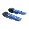 Peugeot Speedfight 4 50 125 150 Blue Rear Footrests Pegs (All Years)