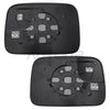 Dodge Ram 1500 2500 3500 2 x Side Mirror and Backing Plate