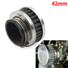 Motorcycle - Rubber Bend, Steel Mesh 42mm Air Intake Filter Cleaner