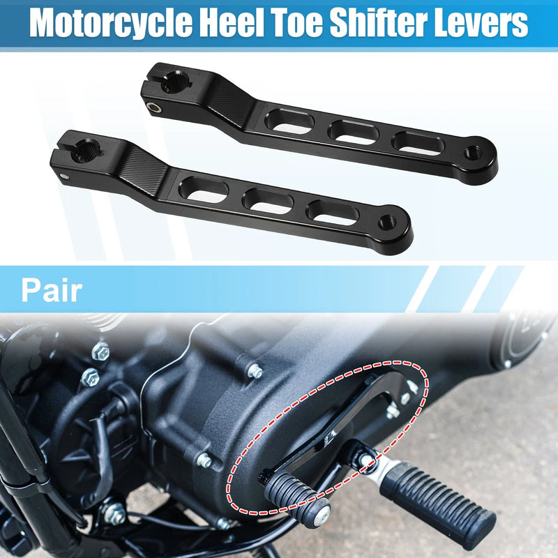 Harley Touring Trike Pair / 1 / Black Heel Toe Shifter Levers