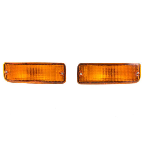 Pair Bumper Light Indicator Lamp Fits Toyota Hilux LN85 LN106 Pickup 1989-95 D05