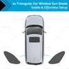Mazda CX-30 (2019-2025) UVA Protection Triangular Car Window Sun Shades