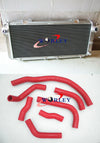 Toyota MR2 SW20 3SGTE Aluminum Radiator + Black Hose (1990-1997)