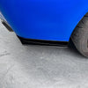 Subaru Impreza WRX STI 2 x Gloss Black Rear Bumper Side Covers (2015-2021)