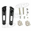 Honda CBR600RR (2003-2014) - Black Footrests Rider Rear Foot Pegs Set