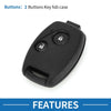Honda Civic 2 x Keyless Entry Remote Key Fob Shell Case (2006-2013)