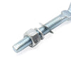 Universal 4 x 18mm Dia Hole Silver Tone Chain Axle Adjuster Tensioner