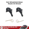 Windshield Washer Nozzle Jet Pair Fits Nissan Navara D21 Pickup UTE 1986-97 D06