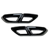 VW Passat Variant Black Rear Exhaust Muffler Tail Pipe Cover Trim (2016-19)