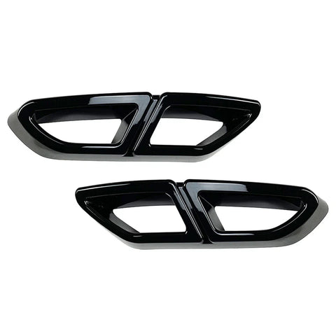 VW Passat Variant Black Rear Exhaust Muffler Tail Pipe Cover Trim (2016-19)
