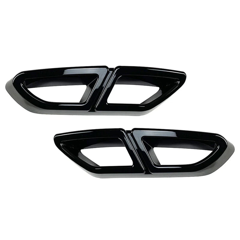 VW Passat Variant Black Rear Exhaust Muffler Tail Pipe Cover Trim (2016-19)