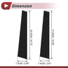 Lexus GS (2012-2019) Black 4 Pcs Door Pillar Window Trim